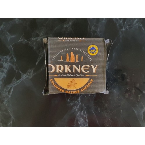 Orkney Coloured Mature Cheddar 200g